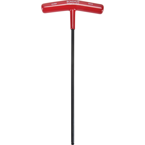 Individual Hex Keys - Metric, Ball End, 5 mm x 9.7" L, T Handle Helyx Safety & Industrial Supplies