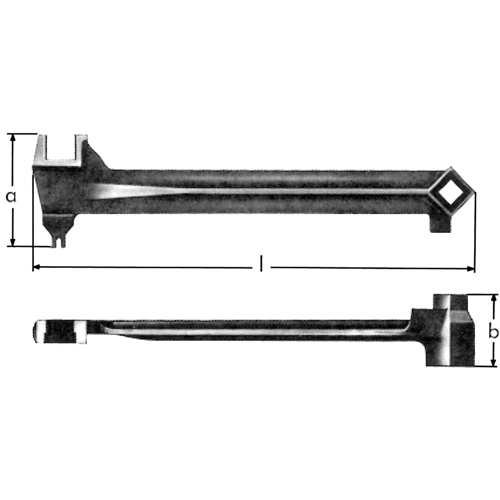 Bung Wrenches, 2-1/2", 15-1/15" Length Helyx Safety & Industrial Supplies