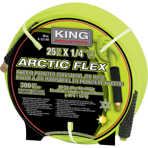 25' Hybrid Polymer Industrial Air Hose Helyx Safety & Industrial Supplies