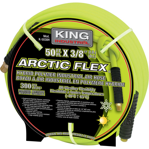 50' Hybrid Polymer Industrial Air Hose Helyx Safety & Industrial Supplies