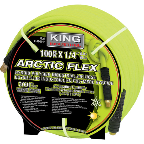 100' Hybrid Polymer Industrial Air Hose Helyx Safety & Industrial Supplies
