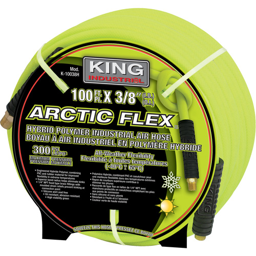 100' Hybrid Polymer Industrial Air Hose Helyx Safety & Industrial Supplies