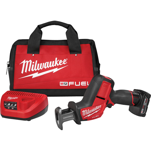 M12 Fuel Hackzall&reg; Reciprocating Saw Kit, 12 V, Lithium-Ion Battery, 0 - 3000 SPM Helyx Safety & Industrial Supplies