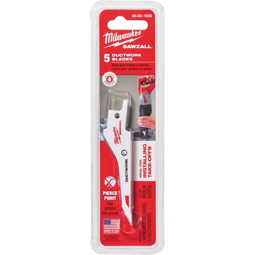 Lames pour gaines et conduits d'air Sawzall Helyx Safety & Industrial Supplies