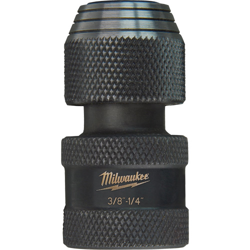 Adaptateur de douille carr&eacute;e &agrave; hexagonale pour tournevis &agrave; percussion Shockwave, Chocs, Prise 1/4", Douille 3/8", 1,875" lo Helyx Safety & Industrial Supplies