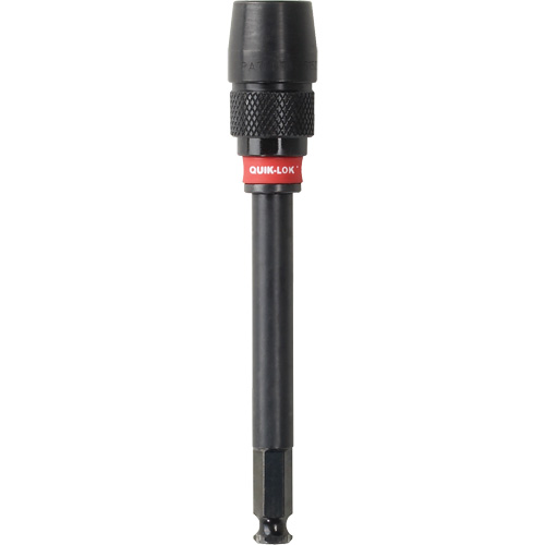 Quik-Lok Impact Drill Bit Extension, 7/16" Max. Diameter, 5-1/2" Length, 7/16" Shank Helyx Safety & Industrial Supplies