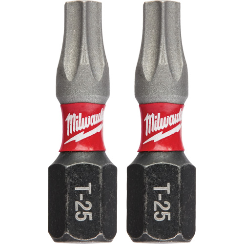 Shockwave Impact Insert Bits, Torx, T-25, 1/4" Drive Helyx Safety & Industrial Supplies