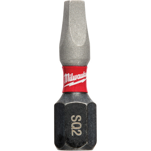 Foret &agrave; chocs Shockwave, Carr&eacute;e, #2, Prise 1/4" Helyx Safety & Industrial Supplies