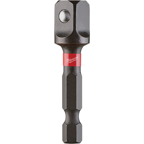 Shockwave Impact Driver Socket Adapters, 1/4" Drive Size, 3/8" Male Size, Ball, 1-7/8" L Helyx Safety & Industrial Supplies
