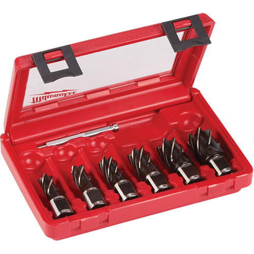 Jeu de couteaux annulaires, 6 morceaux, Acier rapide Helyx Safety & Industrial Supplies