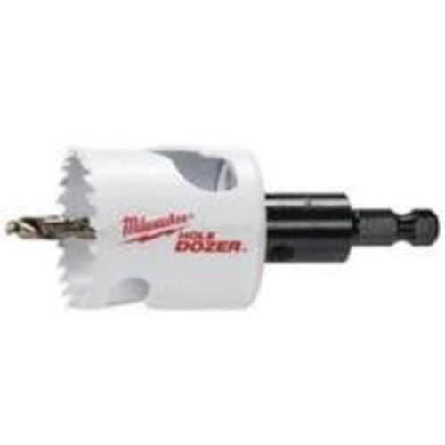 Hole Dozer Hole Saw with Arbor, 1-3/4", 1-5/8" Depth of Cut, Bi-Metal Helyx Safety & Industrial Supplies