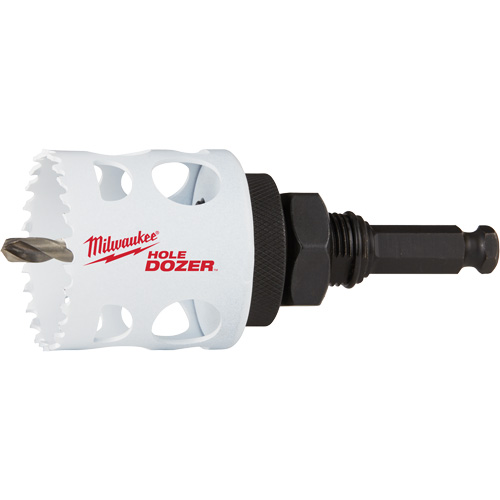 Hole Dozer Hole Saw with Arbor, 2", 1-5/8" Depth of Cut, Bi-Metal Helyx Safety & Industrial Supplies
