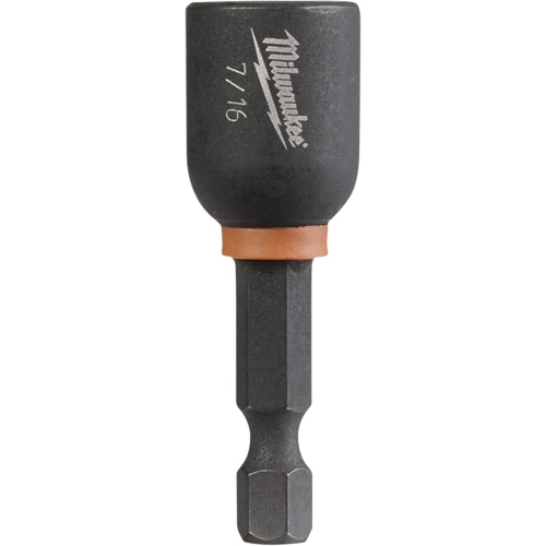 Tourne-&eacute;crou Shockwave Impact Duty, Embout 1/4", Prise 7/16", 1-7/8" lo, Magn&eacute;tique Helyx Safety & Industrial Supplies