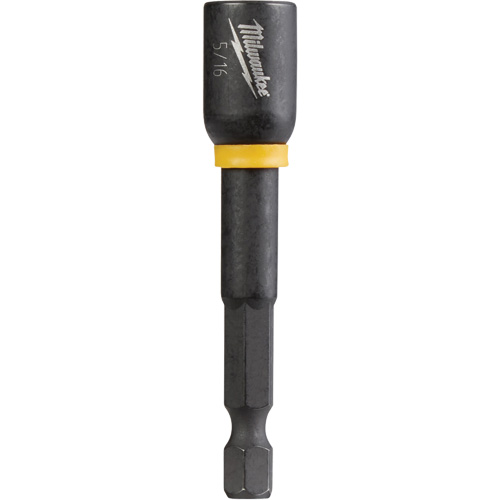 Tourne-&eacute;crou Shockwave Impact Duty, Embout 1/4", Prise 5/16", 2-9/16" lo, Magn&eacute;tique Helyx Safety & Industrial Supplies