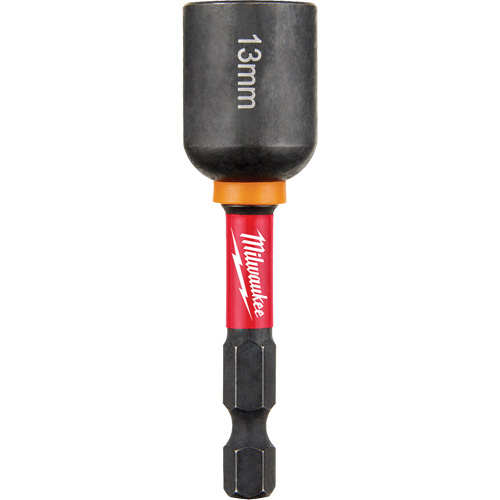Tourne-&eacute;crou Shockwave Impact Duty, Embout 1/4", Prise 13 mm, 2-9/16" lo, Magn&eacute;tique Helyx Safety & Industrial Supplies