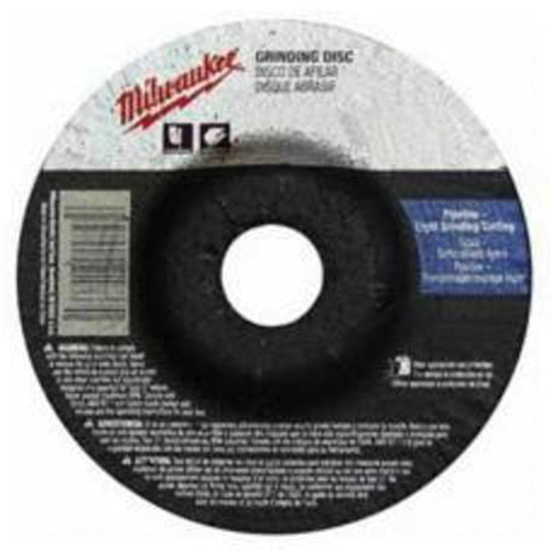 Grinding Wheel, 4-1/2" x 1/4", 7/8" Arbor, Aluminum Oxide, Type 27 Helyx Safety & Industrial Supplies