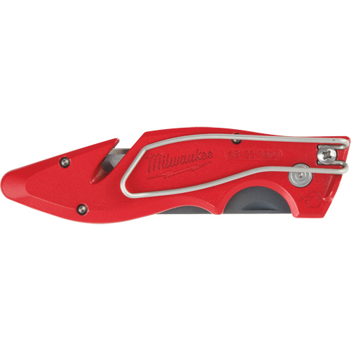 Fastback Flip Utility Knife, 2" Blade, Carbon Steel Blade, Metal Handle Helyx Safety & Industrial Supplies