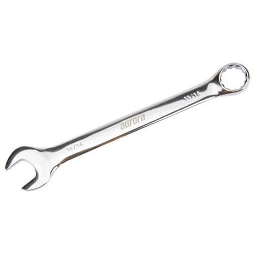 Combination Wrench, 12 Point, 11/16", Chrome Finish Helyx Safety & Industrial Supplies