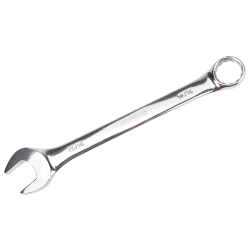 Combination Wrench, 12 Point, 15/16", Chrome Finish Helyx Safety & Industrial Supplies