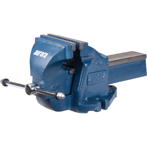 Heavy-Duty Bench Vise, 6" Jaw Width, 3-1/2" Throat Depth Helyx Safety & Industrial Supplies