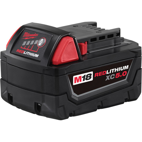 Bloc-piles &agrave; capacit&eacute; &eacute;tendue M18 Redlithium XC5.0 , Lithium-ion, 18 V, 5 A Helyx Safety & Industrial Supplies