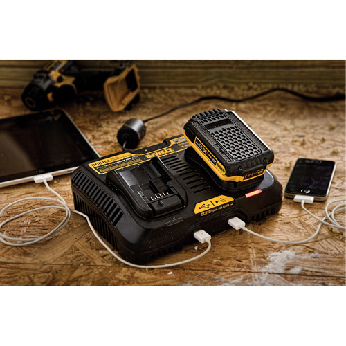 Max Jobsite Charging Station, 12 V/20 V, Lithium-Ion Helyx Safety & Industrial Supplies