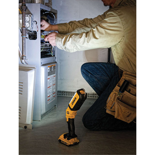 Max Cordless Hand-Held Area Light, LED, 500 Lumens, 3 Hrs. Run Time, Rechargeable Batteries, Not Included Helyx Safety & Industrial Supplies