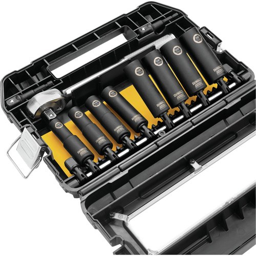 Ready Socket Set, 10 Pcs, Impact, 1/2" Drive Size Helyx Safety & Industrial Supplies