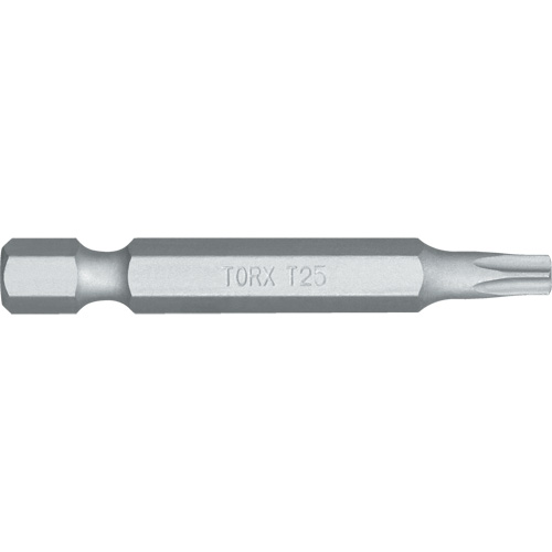 Screwdriver Bit, Torx, T-25 Tip, 1/4" Drive Size, 4-4/5" Length Helyx Safety & Industrial Supplies