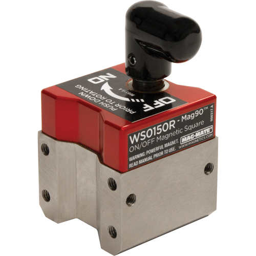 &eacute;querres magn&eacute;tiques Mag90 avec interrupteur, 1-1/2" lo x 1-1/2" la x 2-3/4" h, 150 lb Helyx Safety & Industrial Supplies
