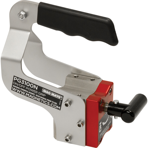 Serre-joints magn&eacute;tiques avec interrupteur, Longueur de 7-1/2", Diam&egrave;tre de 3-3/8", Capacit&eacute; de 100 lb Helyx Safety & Industrial Supplies