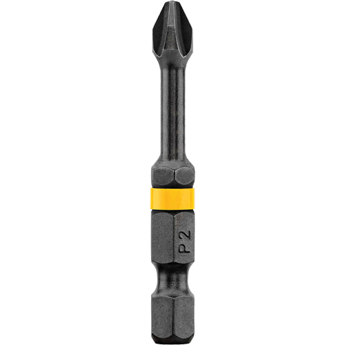 Dewalt 2" Phillips #2 Impact Ready&reg; Bit, Phillips, #2 Tip, 1/4" Drive Size, 2" Length Helyx Safety & Industrial Supplies