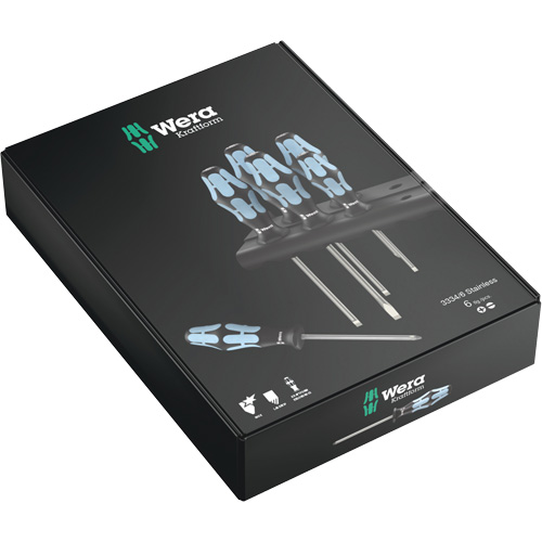 3334/6 Screwdriver Set , 6 Pcs. Helyx Safety & Industrial Supplies