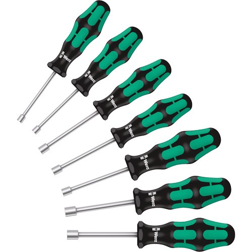 395 Series Nut Driver Set, 7 Pcs., Non Magnetic, Metric Helyx Safety & Industrial Supplies