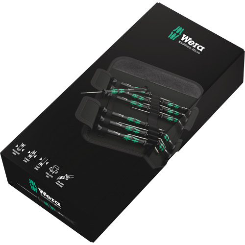 Micro Series Screwdriver Set, 12 Pcs. Helyx Safety & Industrial Supplies