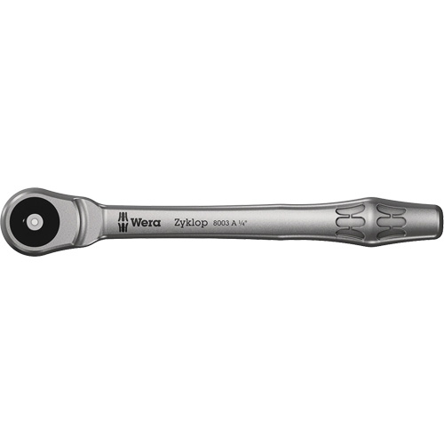 Zyklop Metal Ratchet 1/4 Push Through , 1/4" Drive, Plain Handle Helyx Safety & Industrial Supplies