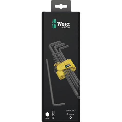 Hex Plus Key Set, 9 Pcs., Imperial Helyx Safety & Industrial Supplies