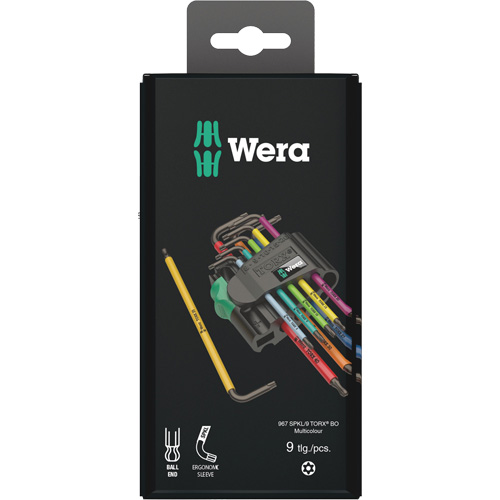 Jeu de cl&eacute;s en L, 9 mcx, Torx Helyx Safety & Industrial Supplies