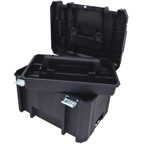 TSTAK&reg; Deep Box, 17-1/4" x 13" x 11-7/8", Black Helyx Safety & Industrial Supplies