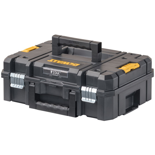 TSTAK&reg; II Tool Box with Flat Top, 17-1/4" x 13" x 6-3/8", Black Helyx Safety & Industrial Supplies