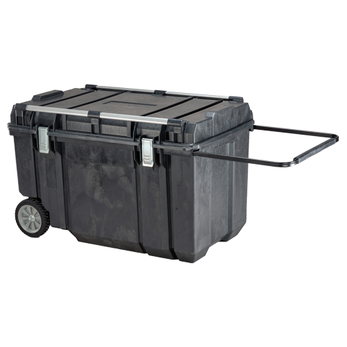 TOUGH CHEST Mobile Storage, 38-29/32" x 23-3/32" x 24-5/16", Black Helyx Safety & Industrial Supplies