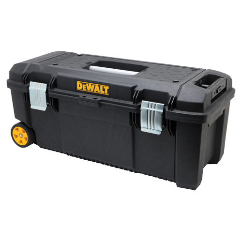 Tool Box on Wheels, 12-1/2" W x 28-1/2" D x 12" H, Black Helyx Safety & Industrial Supplies