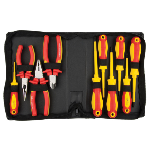 Insulated Tool Set, 1000 V, 10 Pcs Helyx Safety & Industrial Supplies