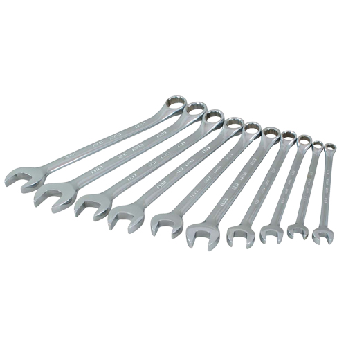 Wrench Set, Combination, 10 Pieces, Metric Helyx Safety & Industrial Supplies