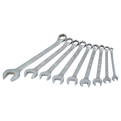 Wrench Set, Combination, 9 Pieces, Metric Helyx Safety & Industrial Supplies