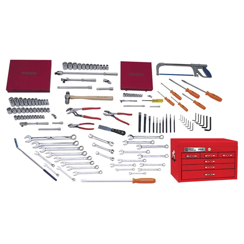 Jeu de d&eacute;marrage avec coffre sup&eacute;rieur, 132 morceaux Helyx Safety & Industrial Supplies