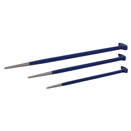 Rolling Head Pry Bar Set, 3 Pcs. Helyx Safety & Industrial Supplies