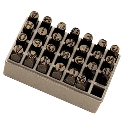 Letter Hand Stamp Set, 27 Pieces Helyx Safety & Industrial Supplies