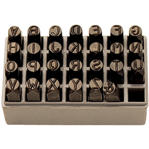 Letter Hand Stamp Set, 27 Pieces Helyx Safety & Industrial Supplies