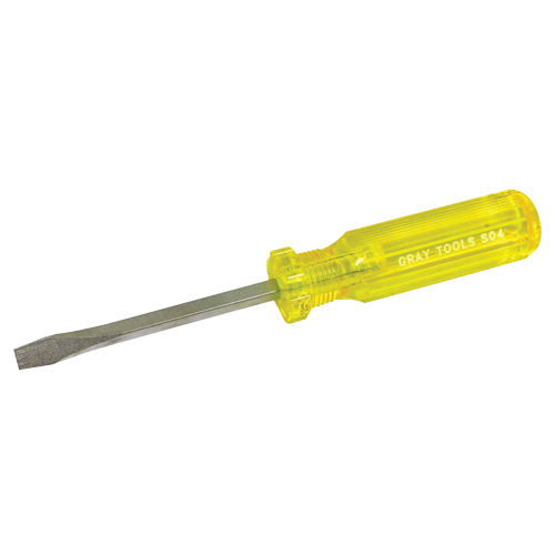 Tournevis fendu, 1/4", 8-1/4" lo, Prise Plastique Helyx Safety & Industrial Supplies